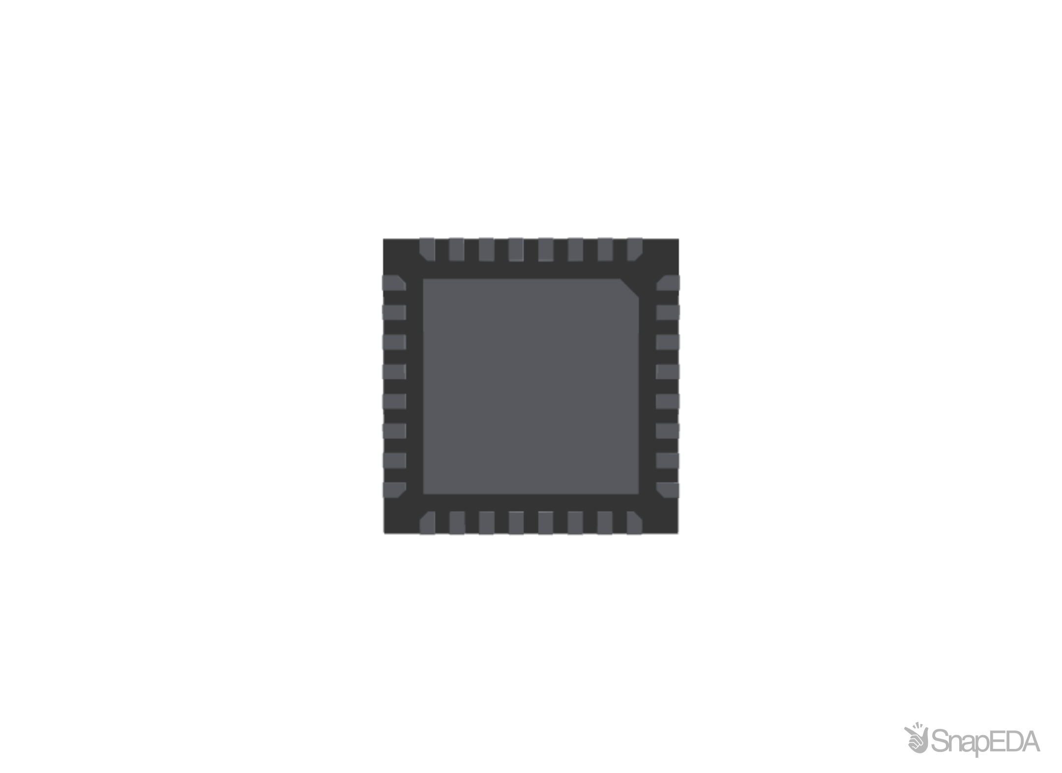 EFM8BB31F64G-A-QFN32 3D Model