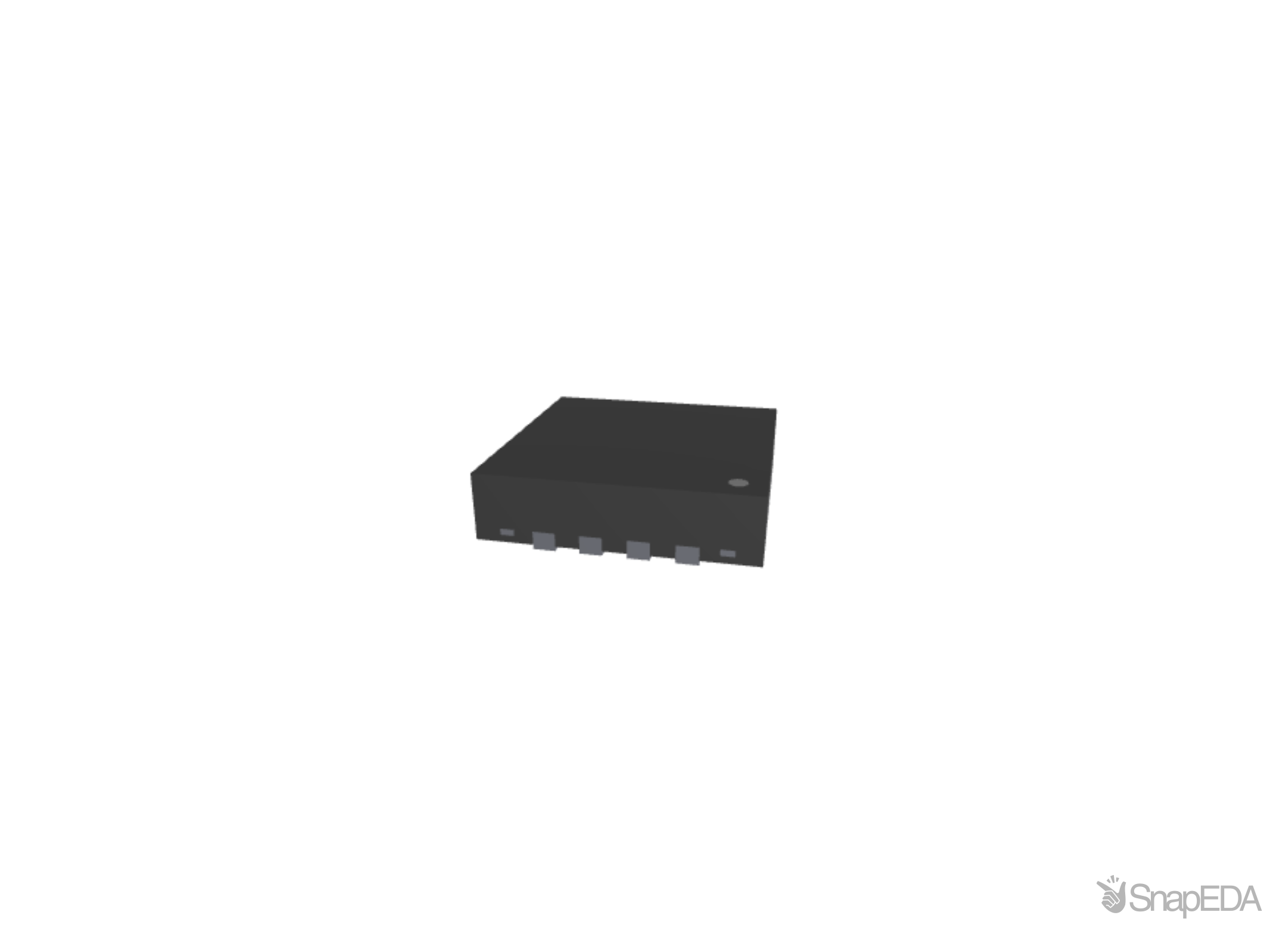 EFM8SB10F2G-A-QFN20 3D Model