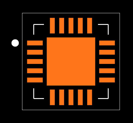 SI4362-C2A-GMR Footprint