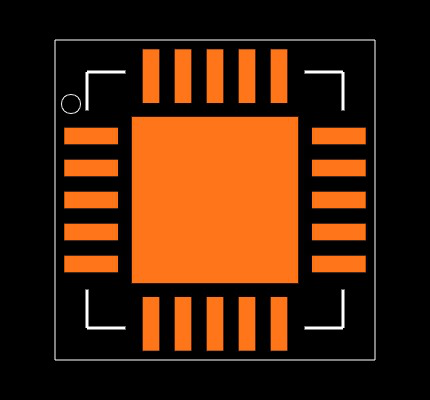 SI4463-B1B-FM Footprint