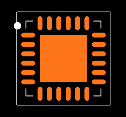 SI5338A-A-GMR Footprint