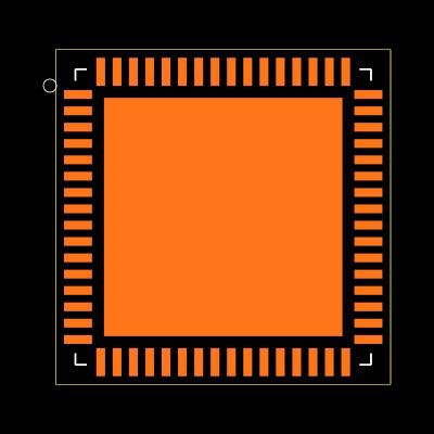 SI5345A-D-GM Footprint