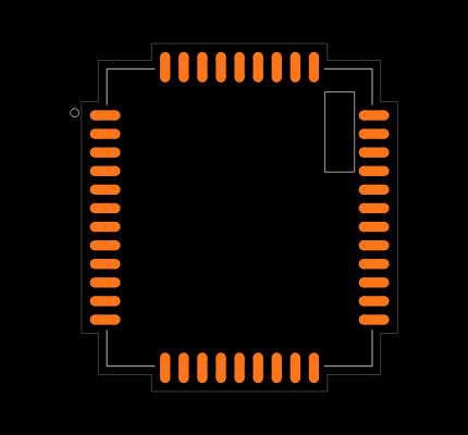 SIM800H S2-1065N-Z142D Footprint