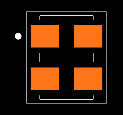510CCA45M1584BAG Footprint