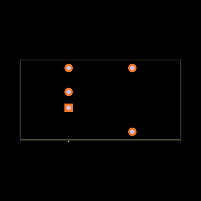 PXD10-24WS15 Footprint