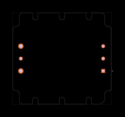 HQA2W085W280V-007-S Footprint