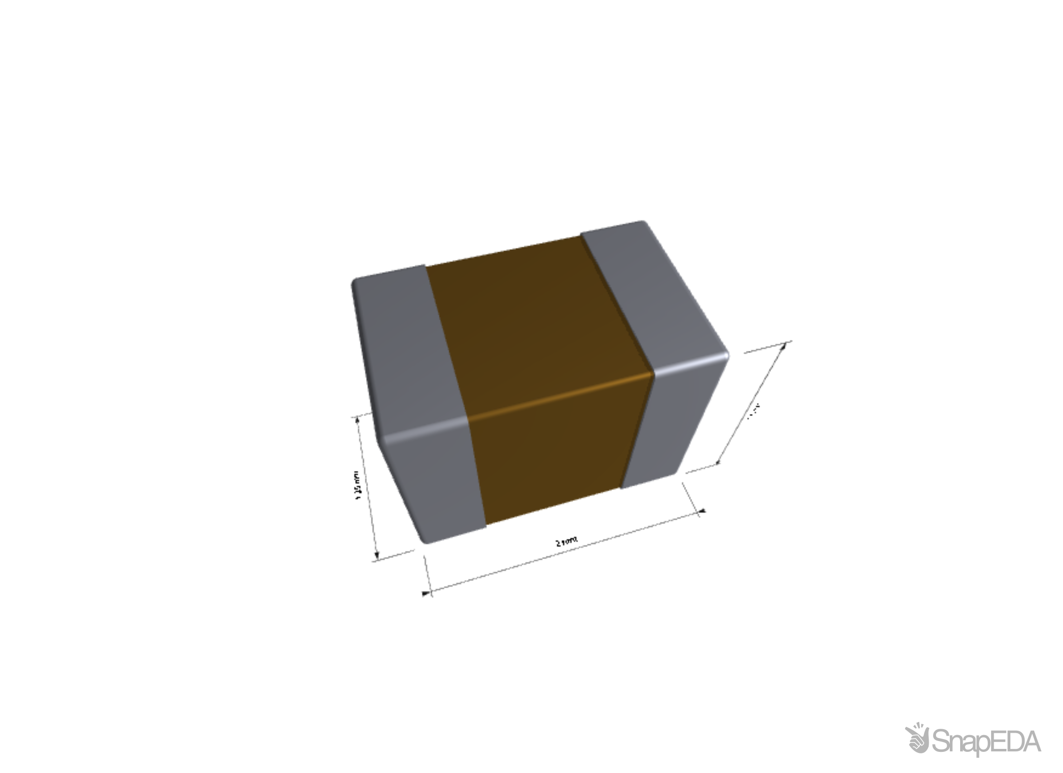 CGA4J2X7R2A104M125AE 3D Model