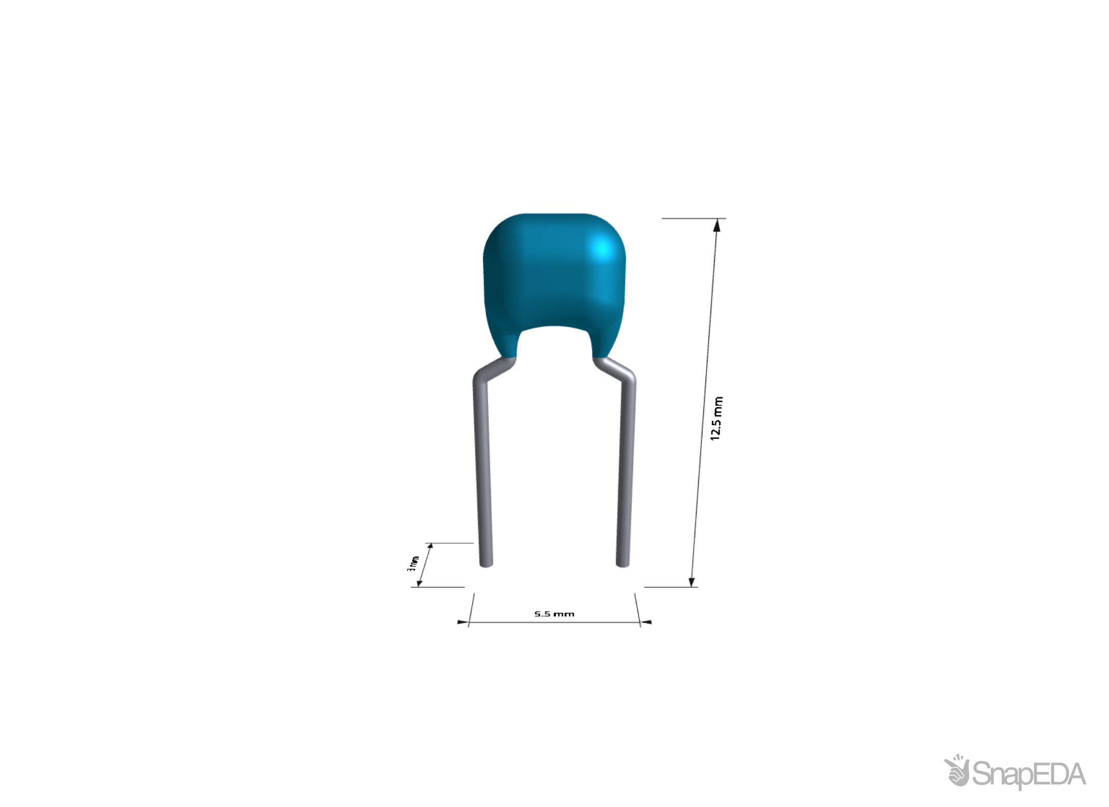FA24X7R1H224KNU06 3D Model