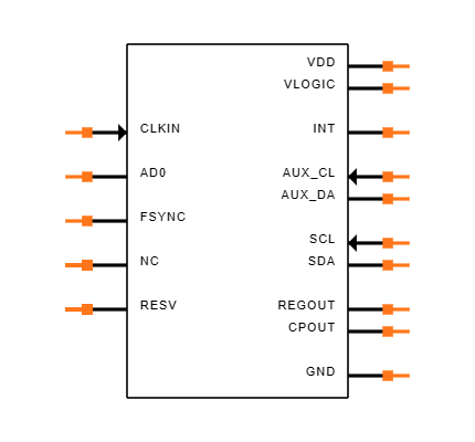 MPU-6050T Symbol
