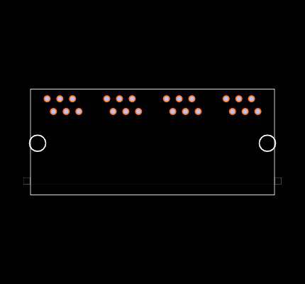 4RJ11-6L-B Footprint