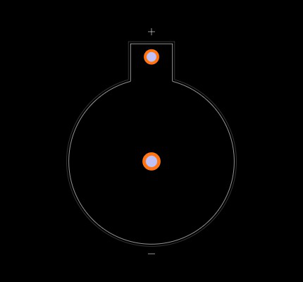 BAT-HLD-011-THM Footprint