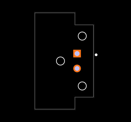 DT13-2P Footprint