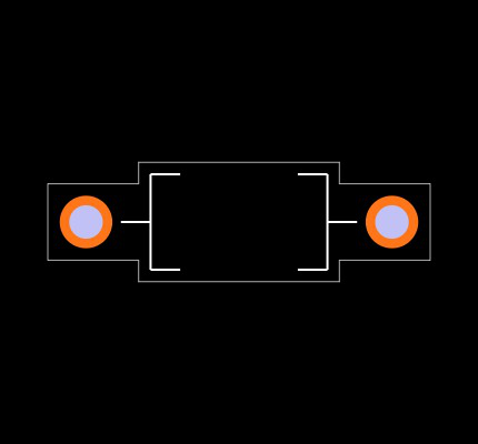LR0204F1K8 Footprint