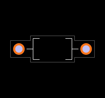 LR0204F220K Footprint