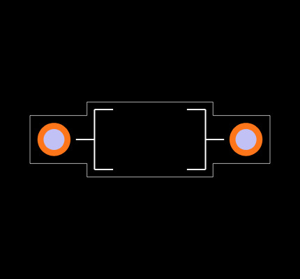 LR0204F4K7 Footprint