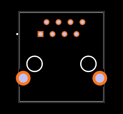 RJ45-8N4-B Footprint