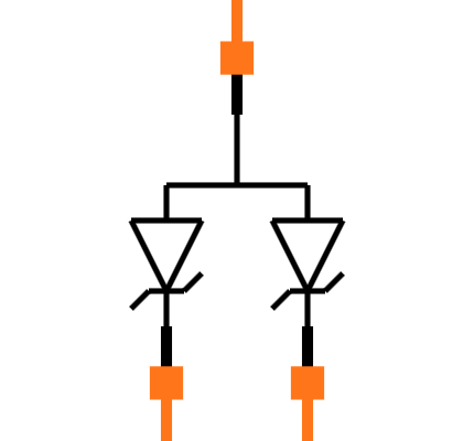AZ23C10 Symbol