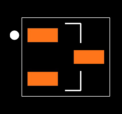 AZ23C4V7 RFG Footprint