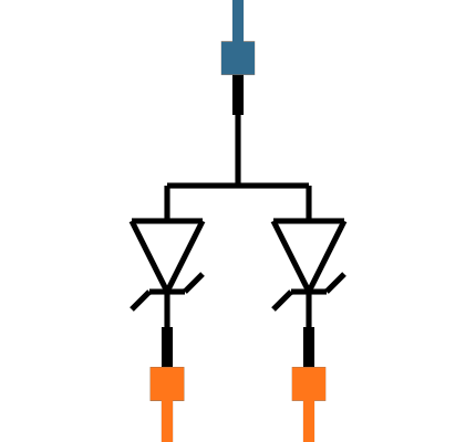 AZ23C4V7 RFG Symbol
