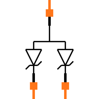 AZ23C51 RFG Symbol