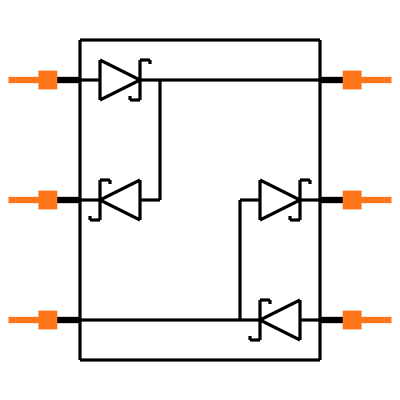 BAT54SD RFG Symbol