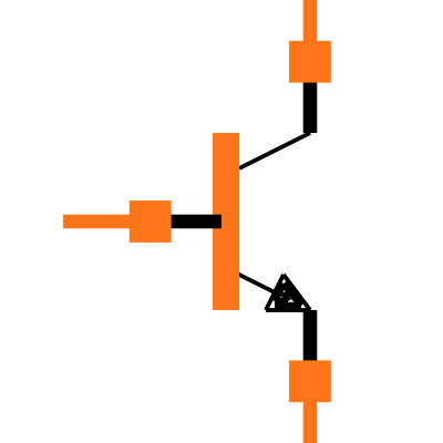 BC847C RFG Symbol
