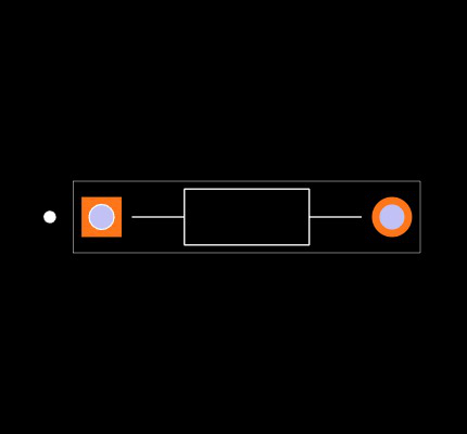 BZX55B43 Footprint