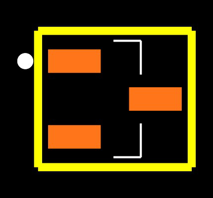 BZX84C6V8 RFG Footprint