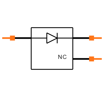 BZX84C6V8 RFG Symbol