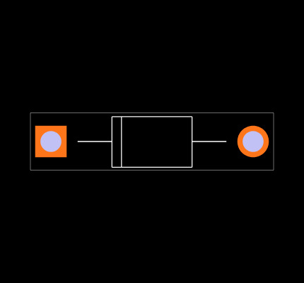 BZX85C7V5 R0G Footprint