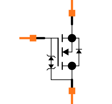 TQM2N7002KCX RFG Symbol