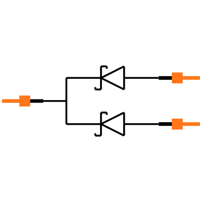 BAT54CH RFG Symbol