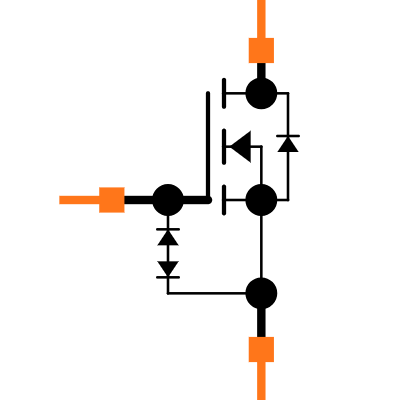 TSM2N7002AKDCU6 RFG Symbol
