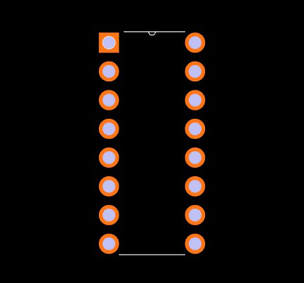 CD40174BE Footprint