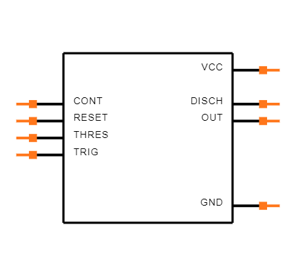 NE555P Symbol