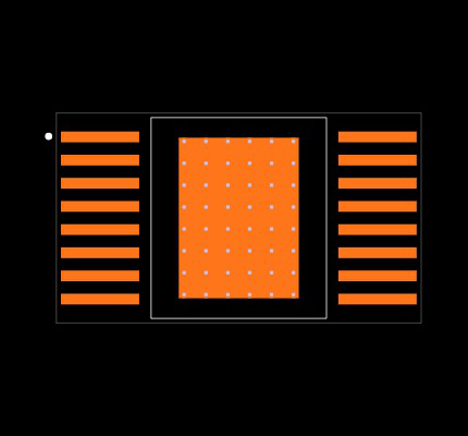 5962R1422801VXC Footprint