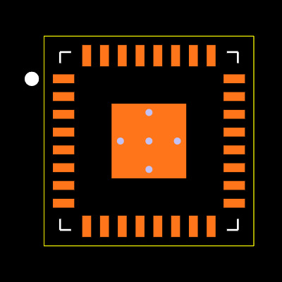 6PA3100IRHBRQ1 Footprint