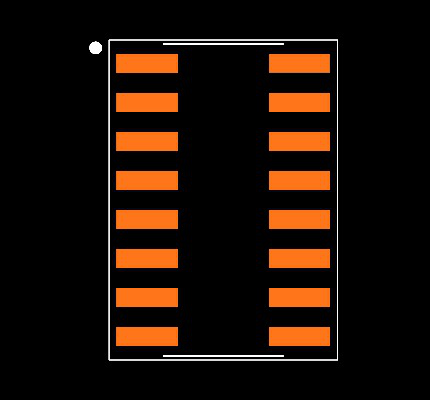 74ACT11000D Footprint