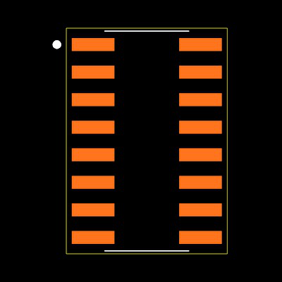 74ACT11008D Footprint