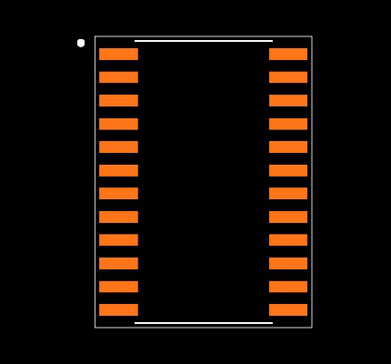 74ACT11240DW Footprint
