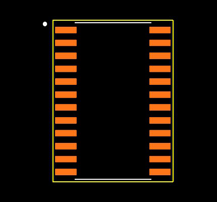 74ACT11373DW Footprint