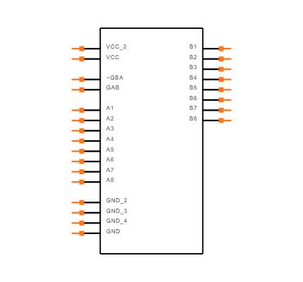 74ACT11623DW Symbol