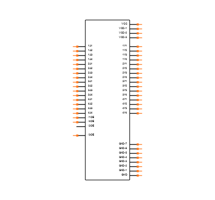 74ACT16240DL Symbol