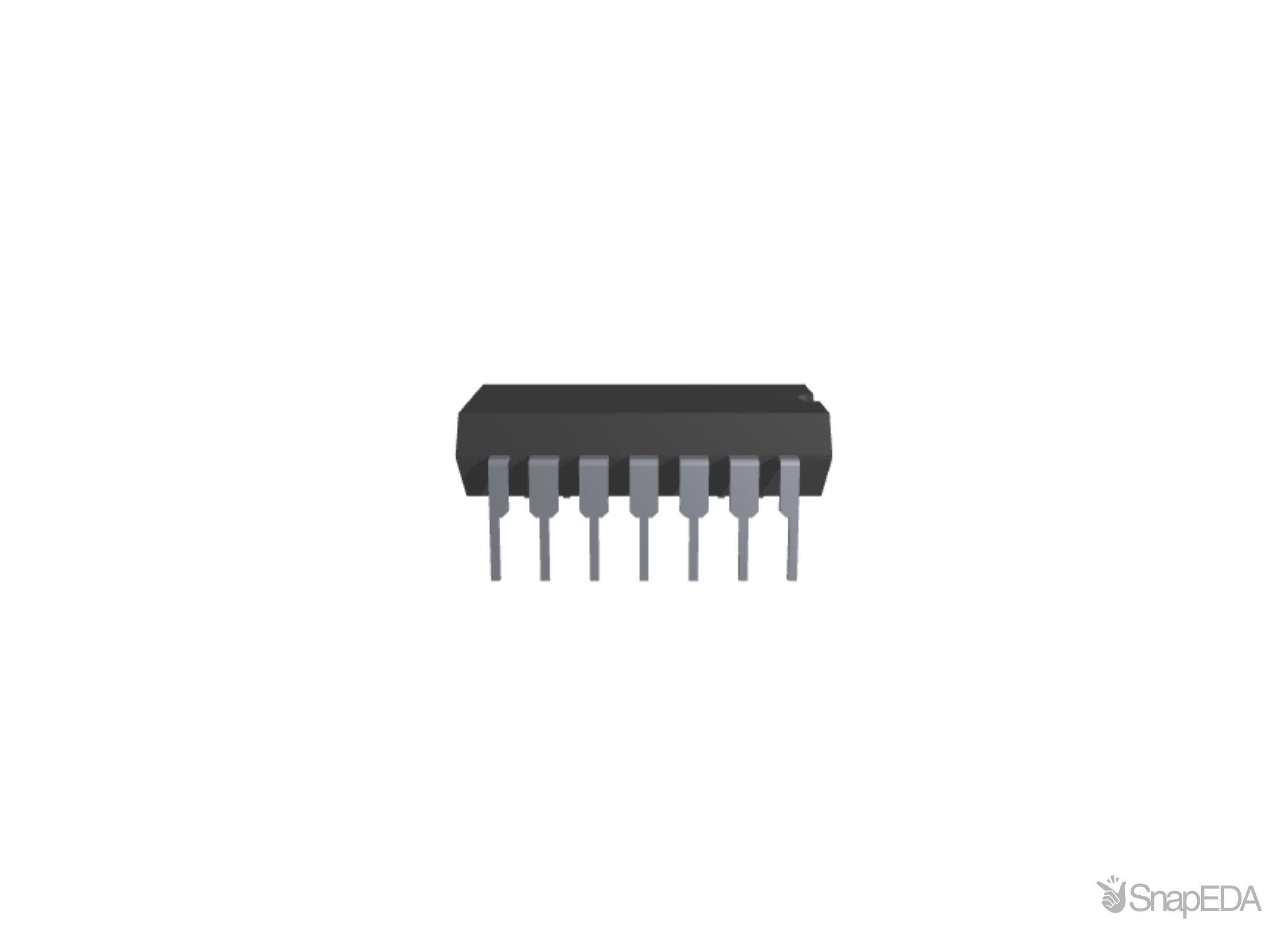 74HC02N 3D Model
