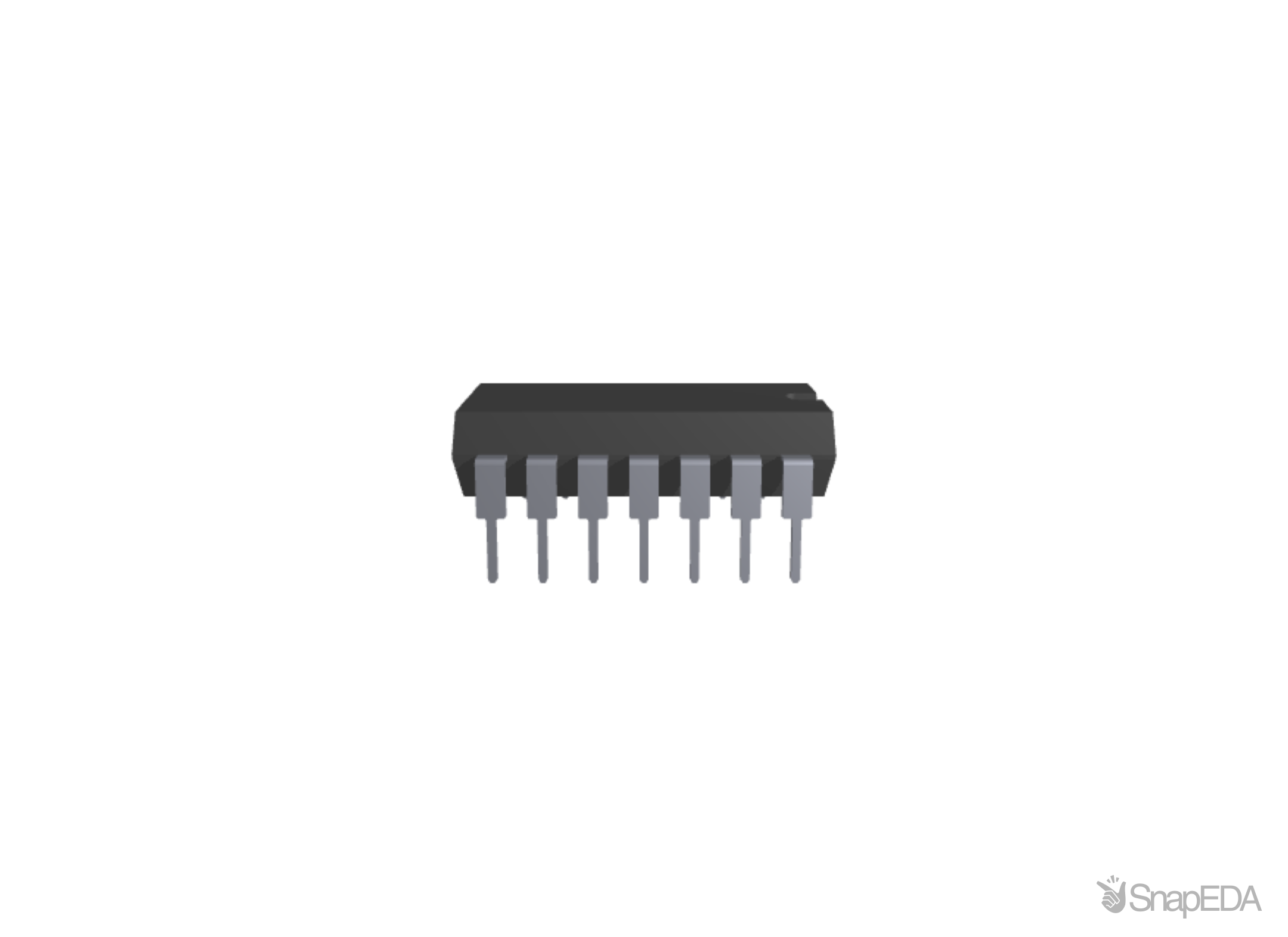 74HC04N 3D Model