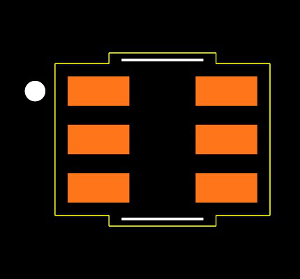 74LVC2GU04DBVRG4 Footprint