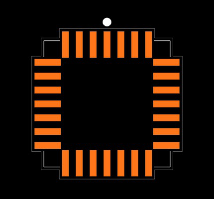 ADC0809CCVX Footprint