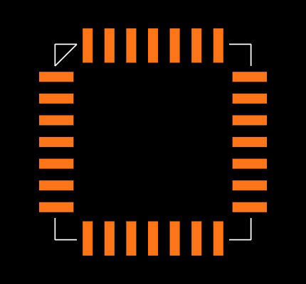 ADC0848CCVX/NOPB Footprint