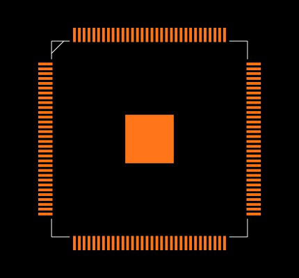 ADC08500CIYB/NOPB Footprint