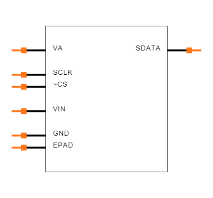 ADC101S051CISD/NOPB Symbol